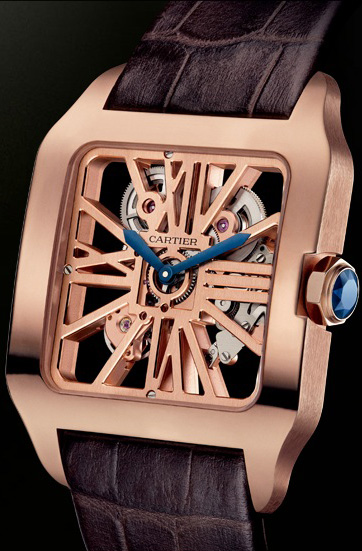  Santos-Dumont Skeleton Red Gold (Ref. 2020057)