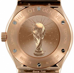 задняя сторона часов Hublot Official World Cup Watch задняя сторона часов Hublot Official World Cup Watch