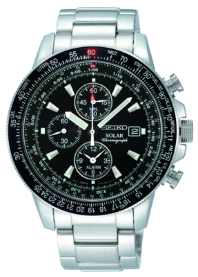 солнечные наручные часы Seiko Solar Pilot Chronograph ref. SSC009-1