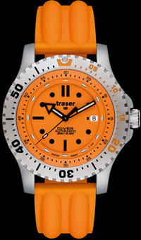 часы Traser Diver Automatic Orange