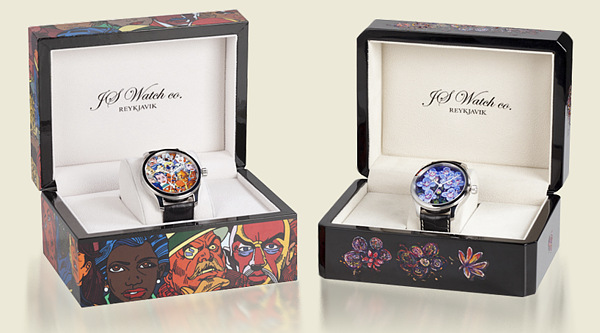 совместный проект JS Watch Co. Reykjavik, Эггерта Петурссона и ERRO совместный проект JS Watch Co. Reykjavik, Эггерта Петурссона и ERRO