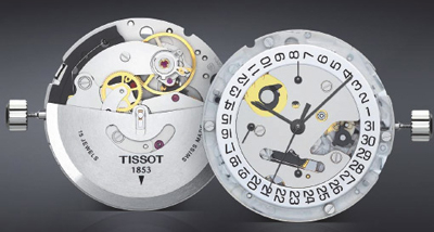 механизм часов Tissot T-Sport (ETA Cal. CO1.211 15 jewels Swiss Automatic)