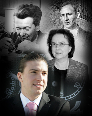 Жорж Дюбе; Рене Шальденбранд; Синетт Робер и Джонатан Гил