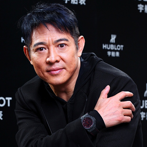 Джет Ли с часами Hublot Big Bang Jet Li
