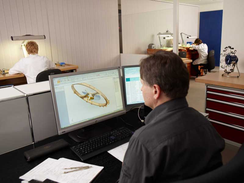 проектирование часов Moritz Grossmann