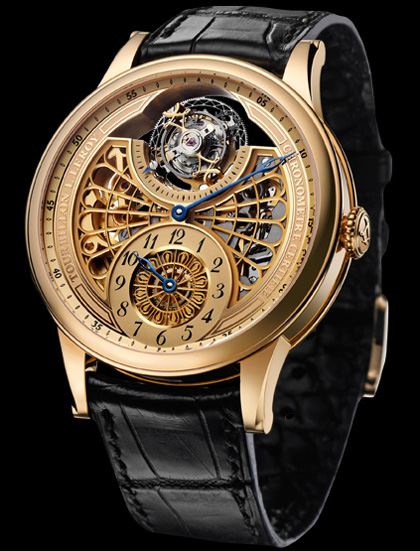  Osmior Skeleton Tourbillon Regulator  L.Leroy