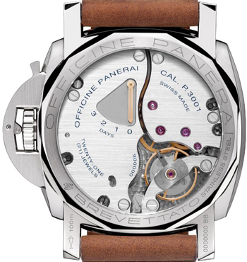 задняя сторона часов Panerai PAM 422 Luminor Marina 1950 3 Days