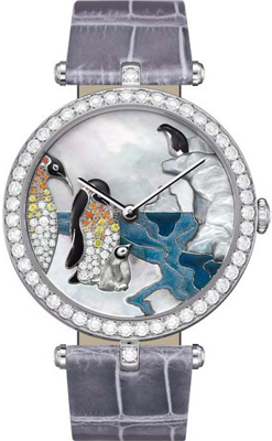 женские часы Lady Arpels Polar landscape Penguin Decor