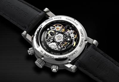 задняя сторона часов Tempo théorie