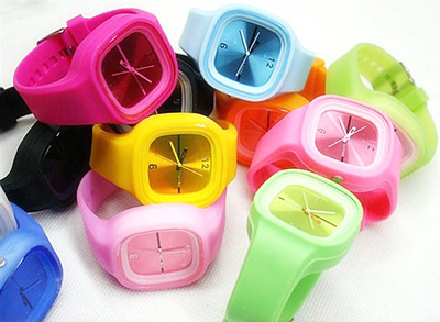 цветные женские часы
