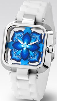 часы Sasu Blue with White and Chrome
