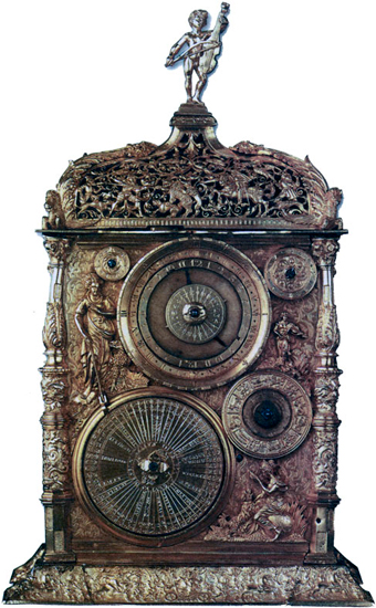 Каминные часы. Мастер К. Бехаин. 1568 г.