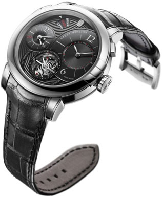 модель HW Midnight Tourbillon GMT