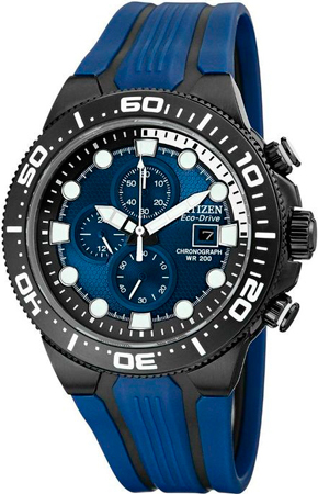 Дайверские часы Eco-Drive Scuba Fin Chronograph от Citizen