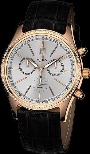 Мужские часы Nika Prime Time с бриллиантами серии «Георгин»
