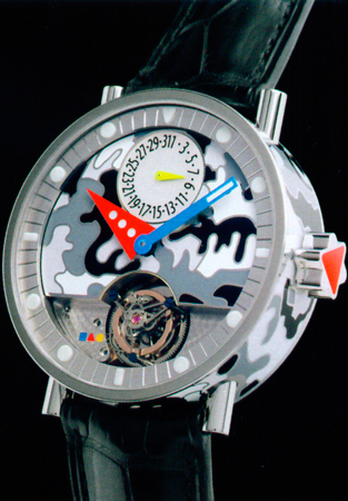 часы Alain Silberstein Tourbillon Manuel Laque Cloisonne (Ref. TS0511)