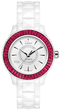  Dior VIII Baguette Rubies 33 MM