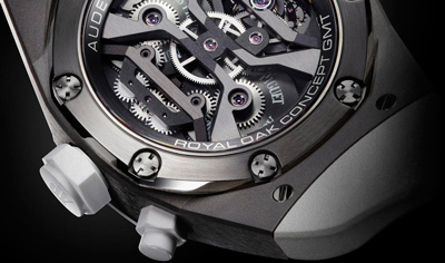 задняя сторона часов Audemars Piguet Royal Oak GMT Tourbillon