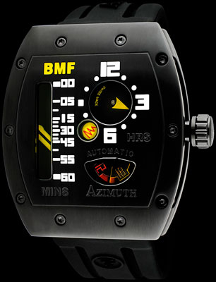 спортивные часы Gauge Mecha-1 BMF PVD (2009 model) от Azimuth спортивные часы Gauge Mecha-1 BMF PVD (2009 model) от Azimuth