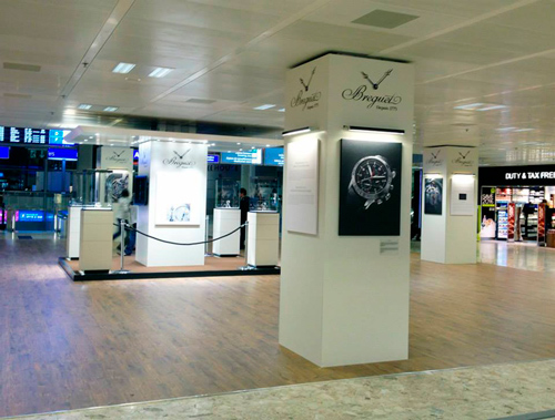 Экспозиция Breguet в женевском аэропорту