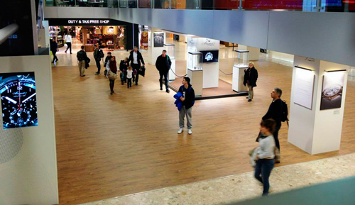 Экспозиция Breguet в женевском аэропорту