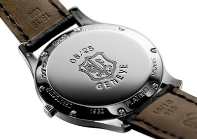 задняя сторона часов L.U.C XPS Limited Edition (Ref. 161932-9001)