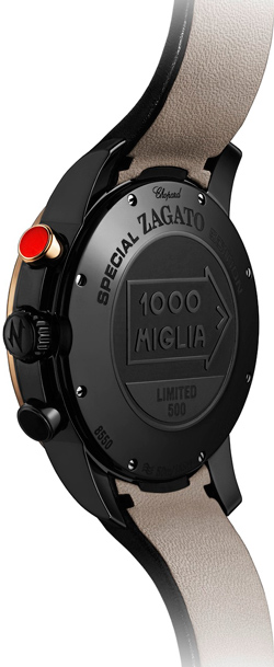 задняя сторона часов Chopard Mille Miglia Zagato Chronograph