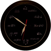 настенные часы «Высшая математика»