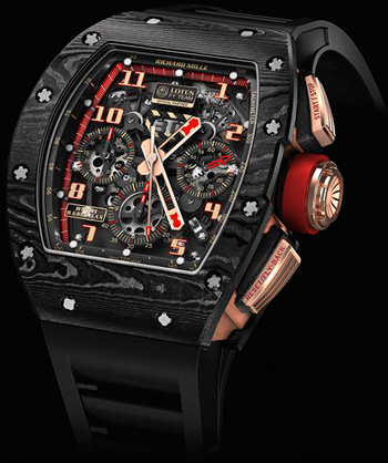 Automatic Flyback Chronograph RM 011 Lotus F1 Team-Romain Grosjean из карбона NTPT®