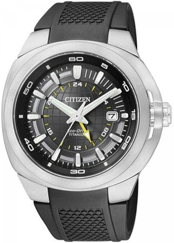 часы EcoDrive Titanium GMT