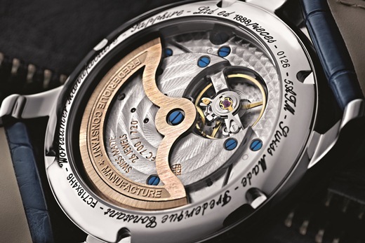 обратная сторона часов Frederique Constant Worldtimer