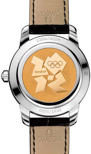 задняя сторона часов Omega Seamaster 1948 Co-Axial London 2012