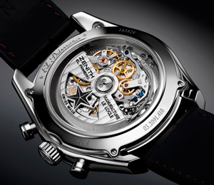задняя сторона часов Zenith El Primero 410 Triple Calendar and Moon Phase