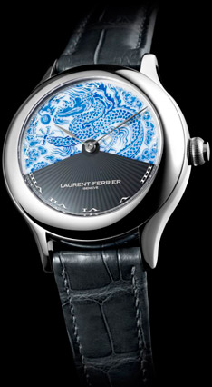 Часы Galet Secret от Laurent Ferrier с фарфоровым циферблатом Meissen