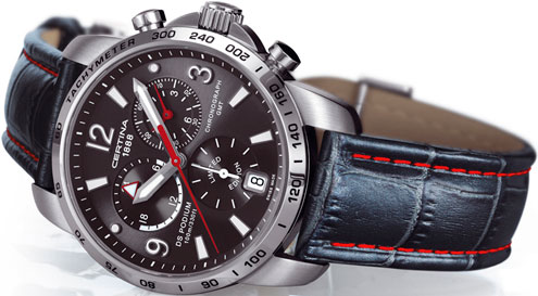 часы DS PODIUM GMT LIMITED EDITION SAUBER F1 от Certina