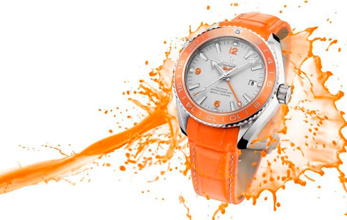 Часы Omega Seamaster Planet Ocean Orange Ceramic