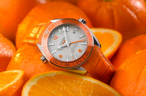 Часы Omega Seamaster Planet Ocean Orange Ceramic