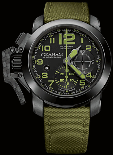 часы Chronofighter Oversize Black Sahara