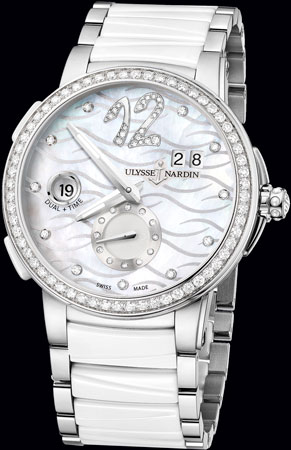 Белоснежная мечта от Ulysse Nardin: часы Executive Dual Time Lady