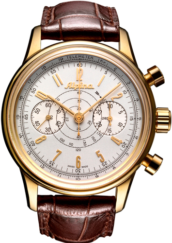  Alpina 130 Heritage Pilot Automatic Chronograph (Ref. AL-860S4H5)