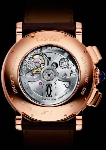 задняя сторона часов Rotonde de Cartier Perpetual Calendar Chronograph