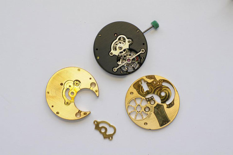 F117 - Tourbillon movement