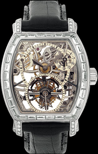 Часы Vacheron Constantin Malte tourbillon squelette haute joaillerie