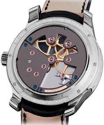 задняя сторона часов Tourbillon 24 Secondes Contemporain Titan