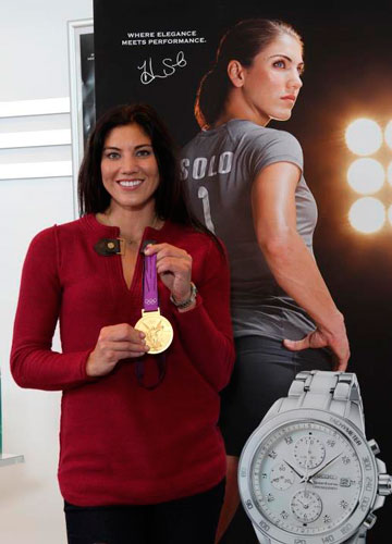 Hope Solo с часами Seiko Hope Solo с часами Seiko