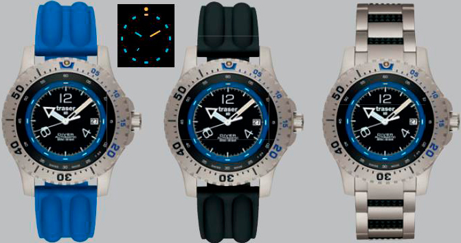   Traser - Diver Automatic Blue