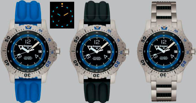 дайверские часы Traser - Diver Automatic Blue дайверские часы Traser - Diver Automatic Blue