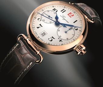 Часы-юбиляры, 180 лет в обед: Longines Column-Wheel Single Push-Piece Chronograph 180th Anniversary Limited Edition.