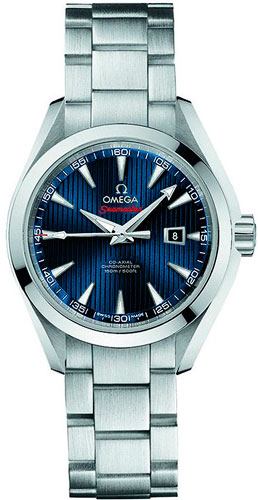 женские часы Omega Seamaster Aqua Terra Co-Axial London 2012