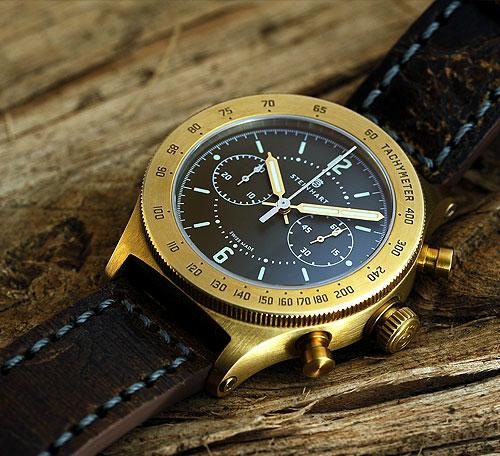 Хронограф Marine Officer Bronze Chronograph от Steinhart